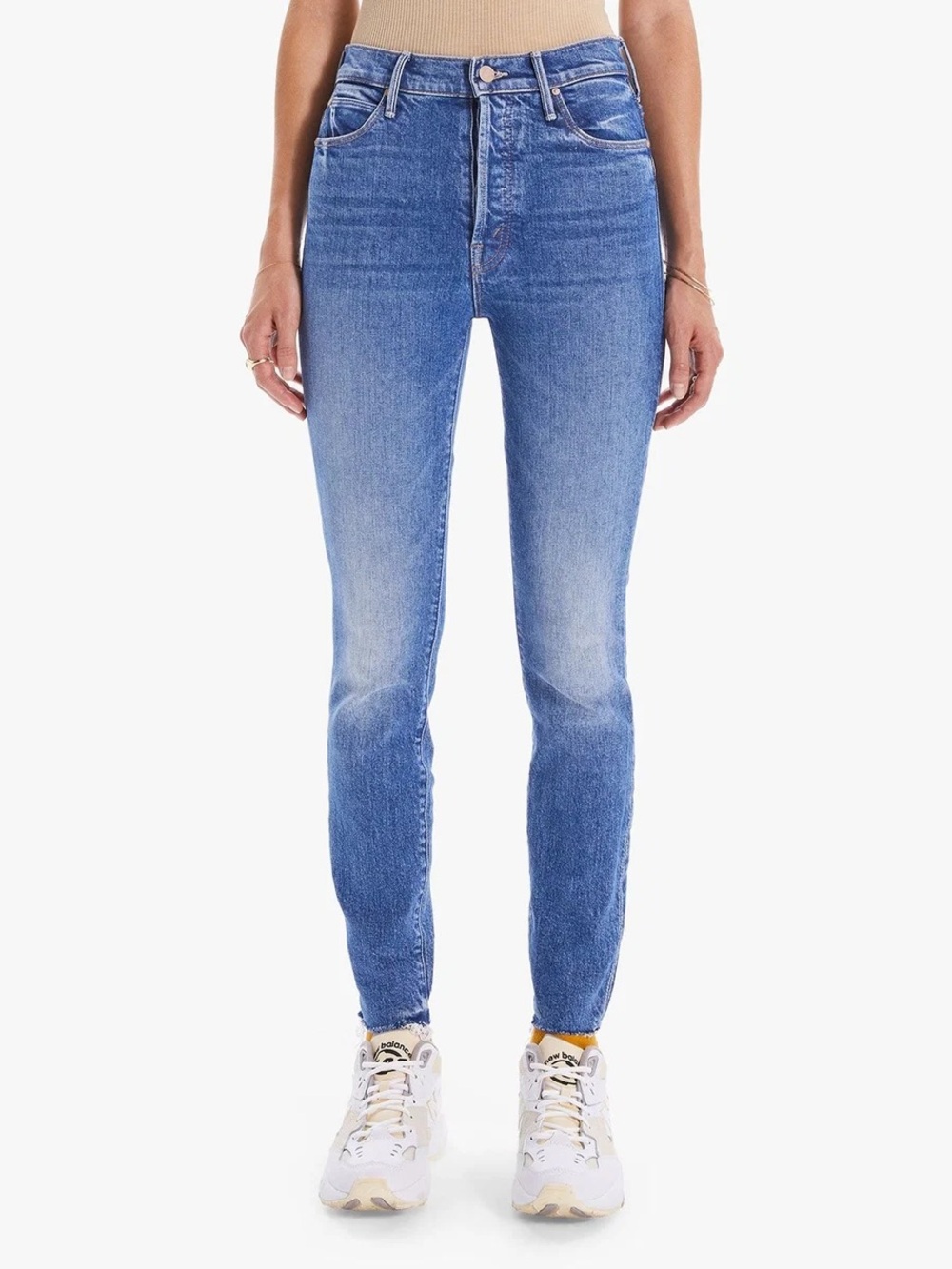 Mother The Stunner Ankle Fray in Crate Digger, size 31
